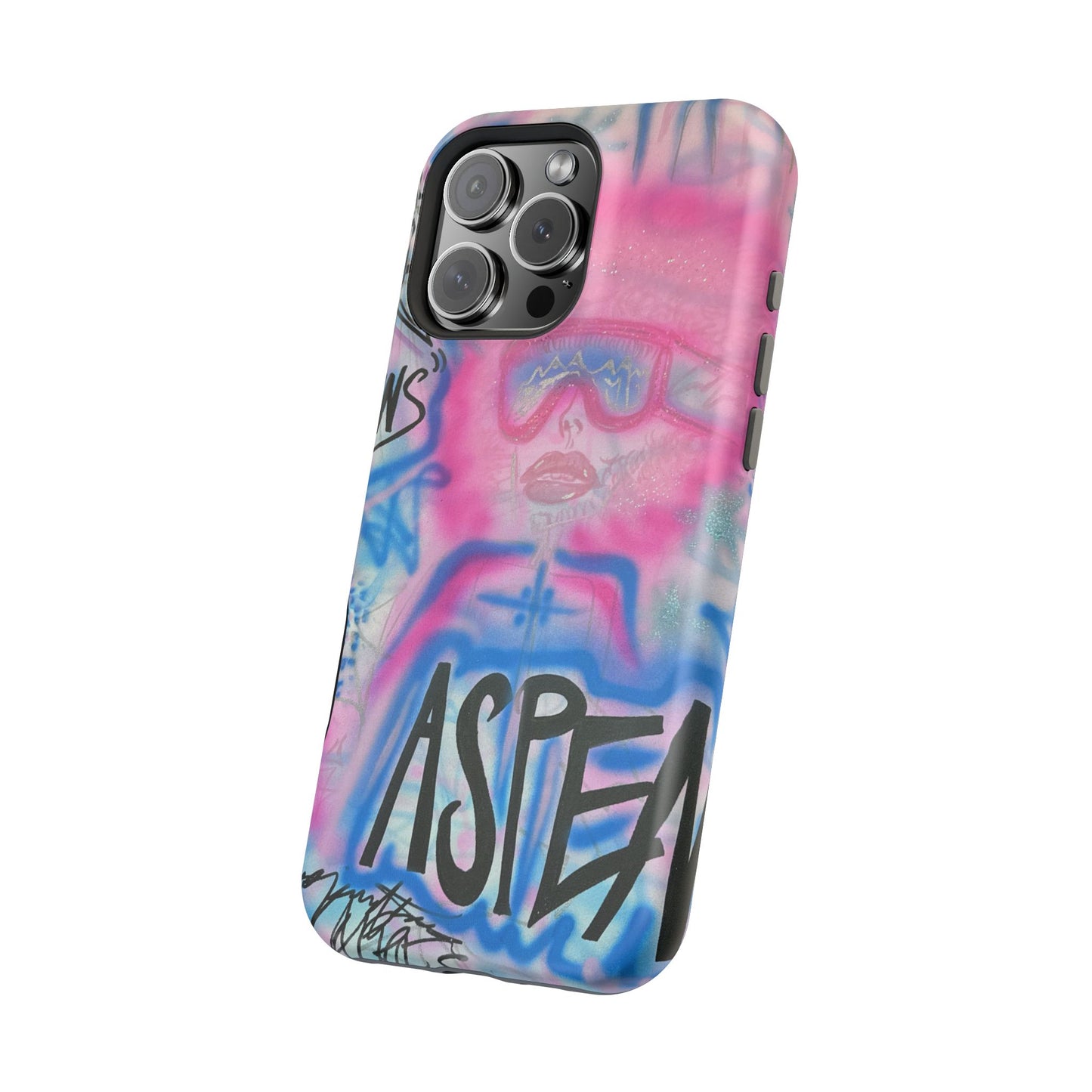 MagSafe "aspen aspirations" airbrush iPhone case