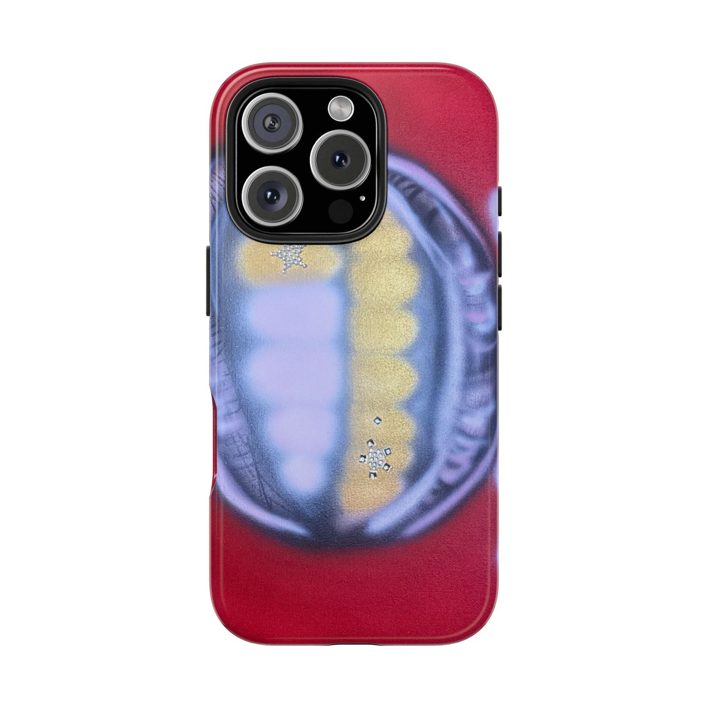 "bite me bling" airbrush iPhone case