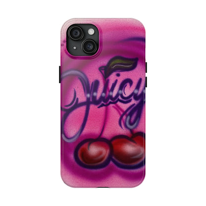 "juicy" airbrush iPhone case