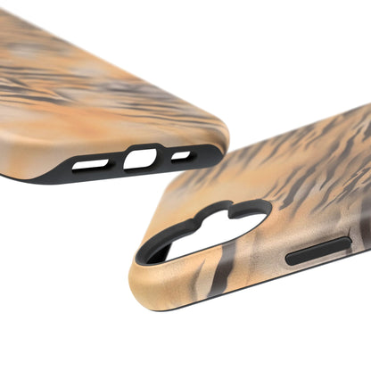 MagSafe "neutral tiger" airbrush iPhone case