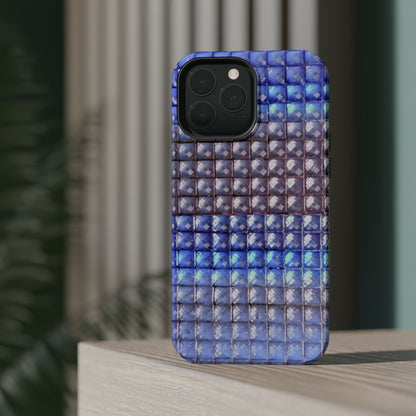 MagSafe "blue studs" airbrush iPhone case