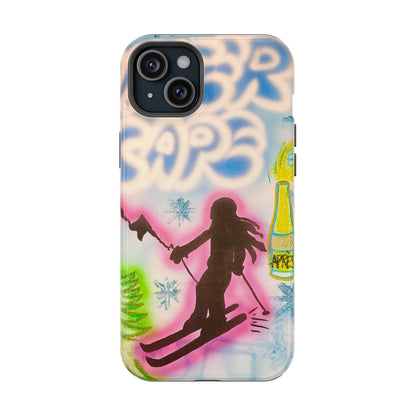 MagSafe "winter escape" airbrush iPhone case