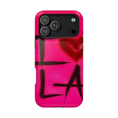 MagSafe „I ❤️ LA“ Airbrush iPhone-Hülle