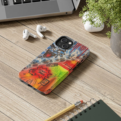 "tucson, arizona pt. 2" airbrush iPhone case
