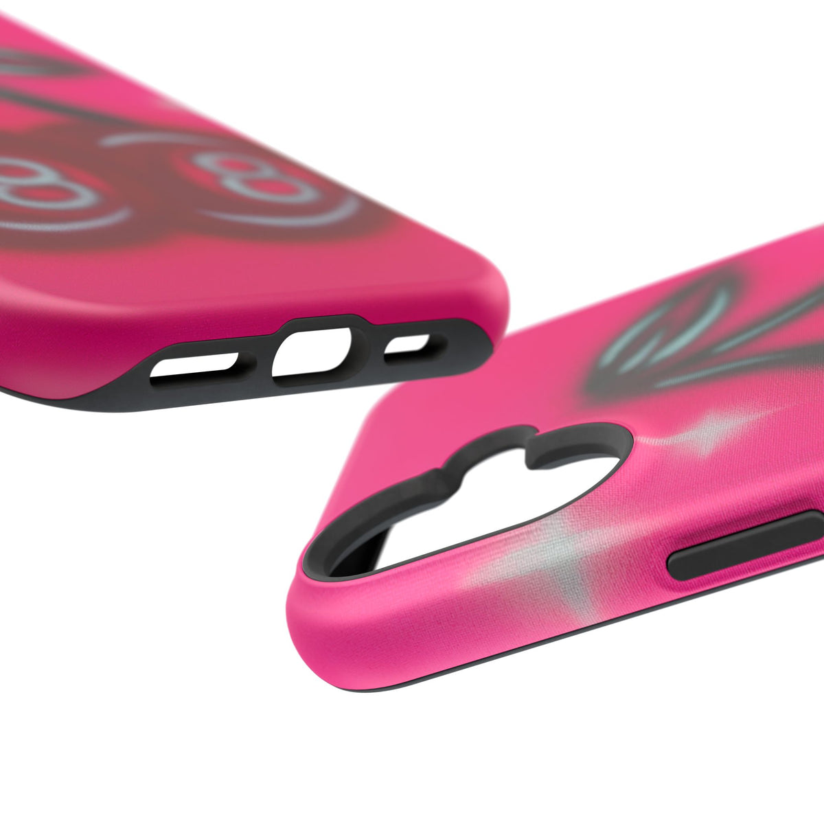 MagSafe "cherry 8ball" airbrush iPhone case
