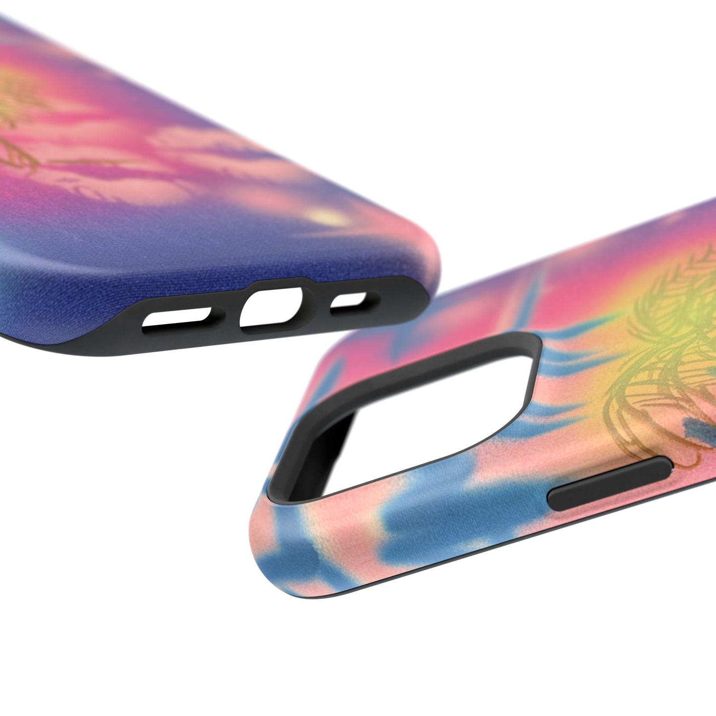 MagSafe "glowy night" airbrush iPhone case