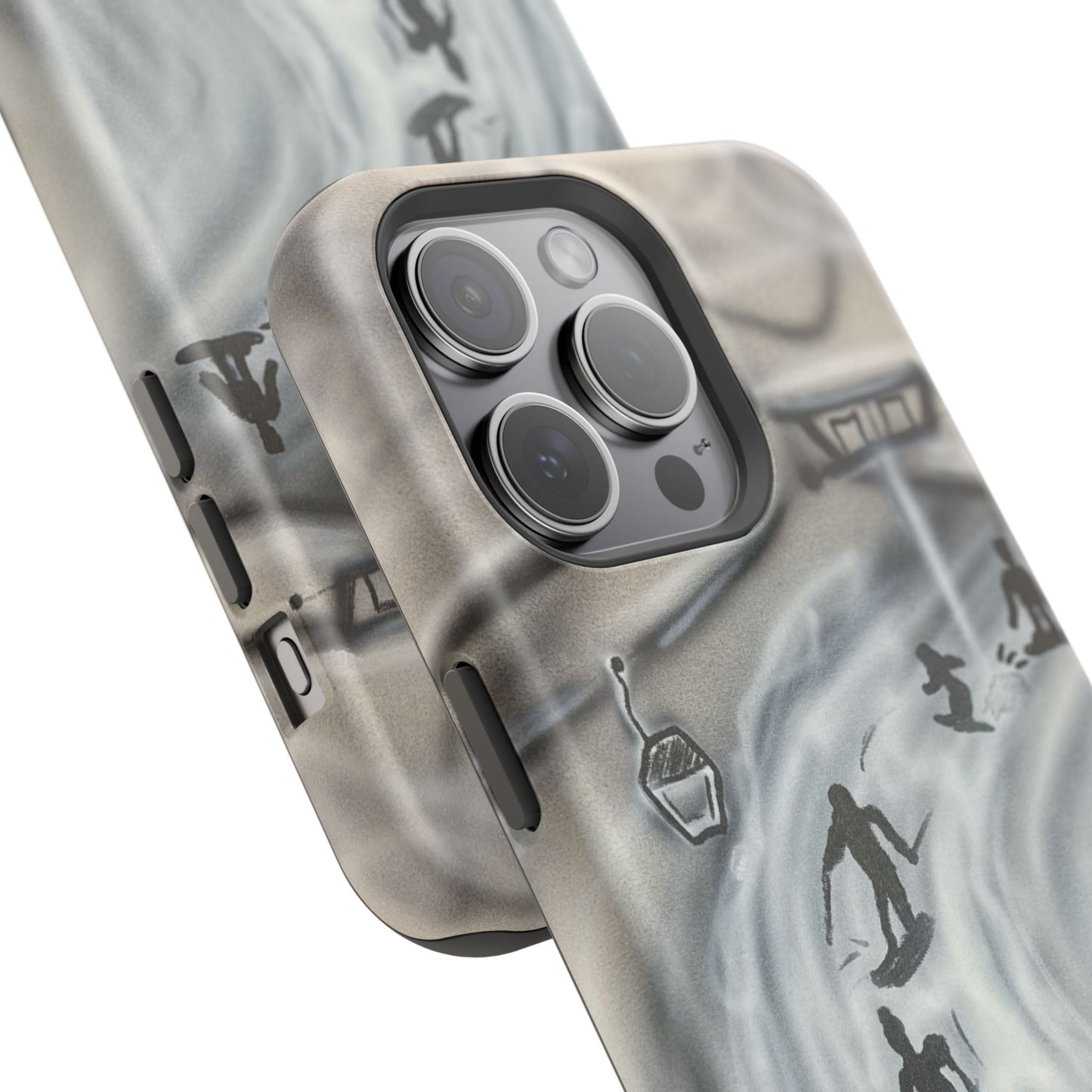 MagSafe "arctic avalanche" airbrush iPhone case