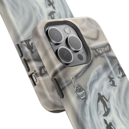 MagSafe "arctic avalanche" airbrush iPhone case
