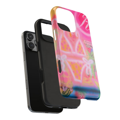 "santa monica strawberry" airbrush iPhone case