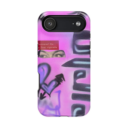 MagSafe "purple princess" airbrush iPhone case