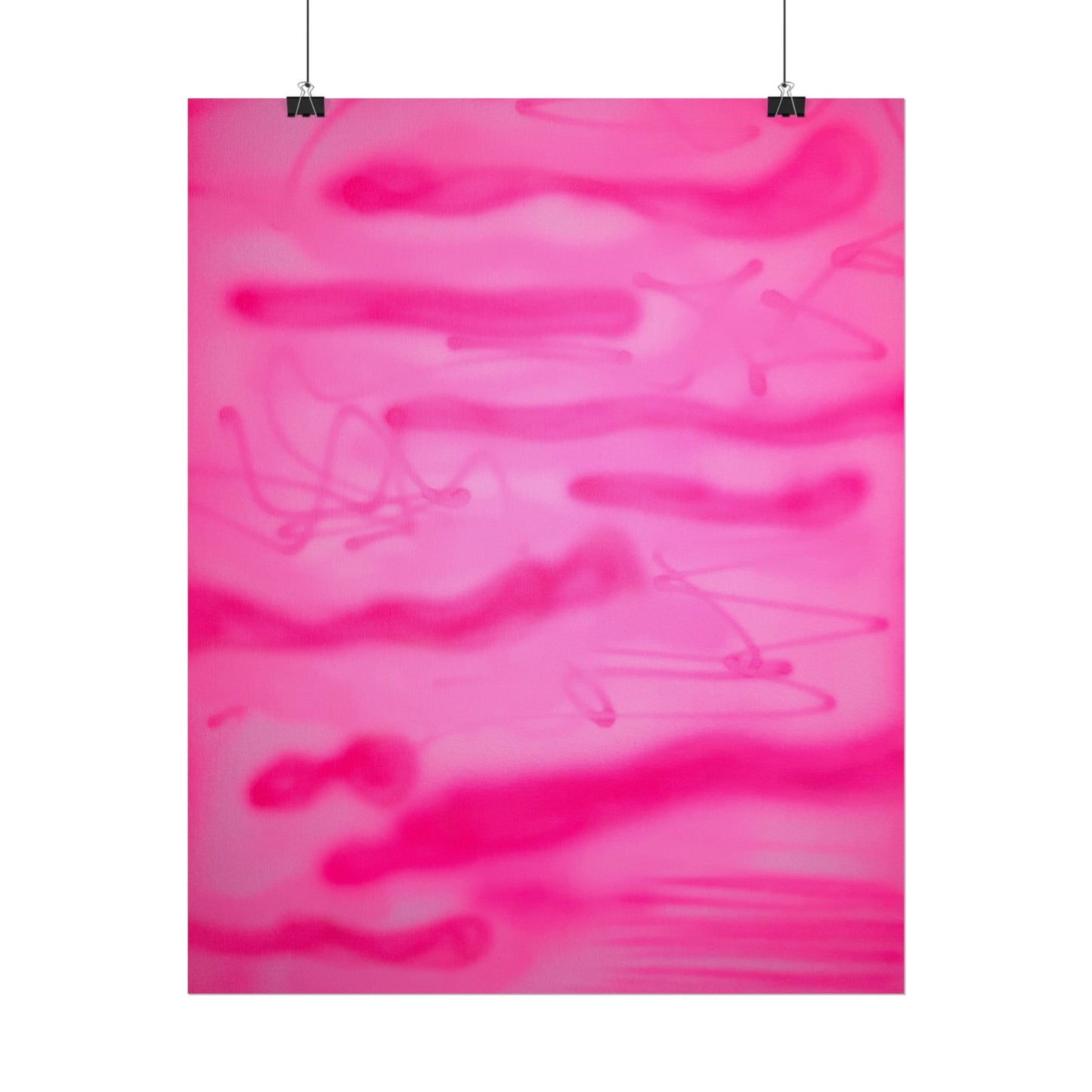 "pink camo" airbrush rolled print