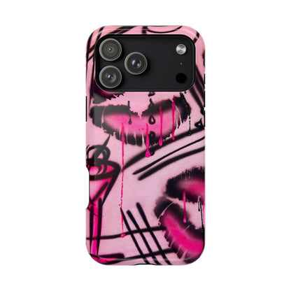 MagSafe "glossy pout" airbrush iPhone case