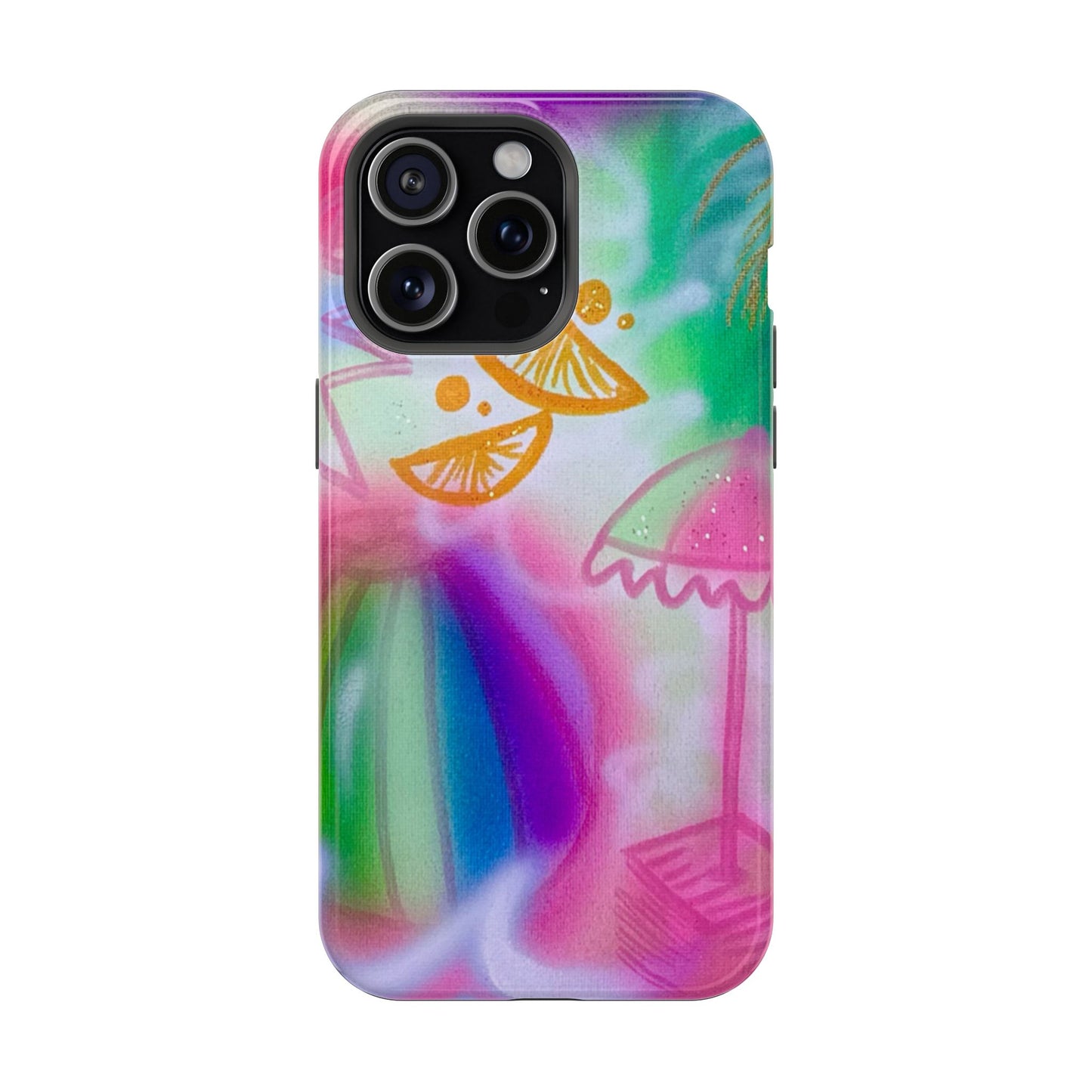 MagSafe "on the beach" airbrush iPhone case