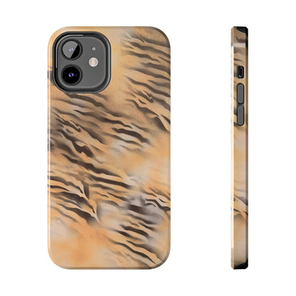 neutral tiger airbrush iPhone case