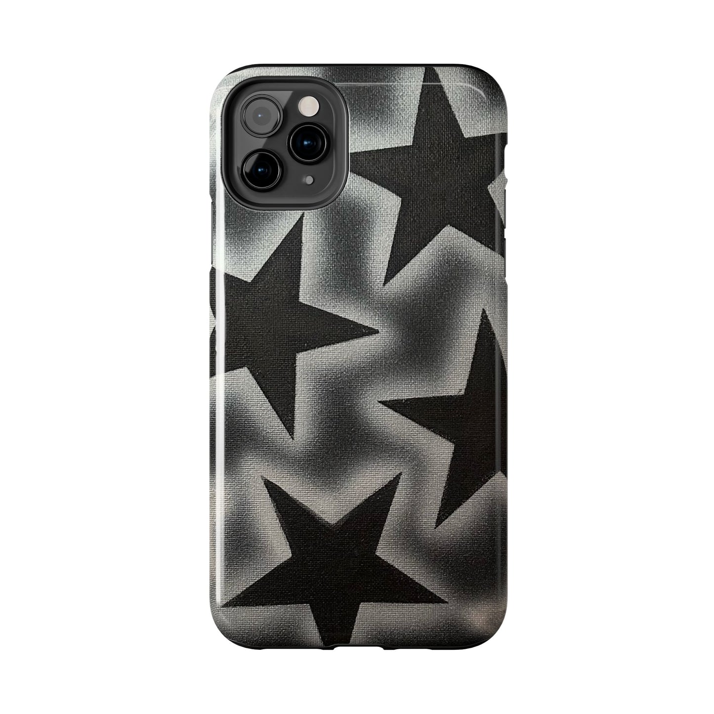 "chrome stars" airbrush iPhone case