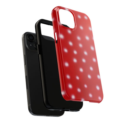 "cherry crush polka dot" airbrush iPhone case