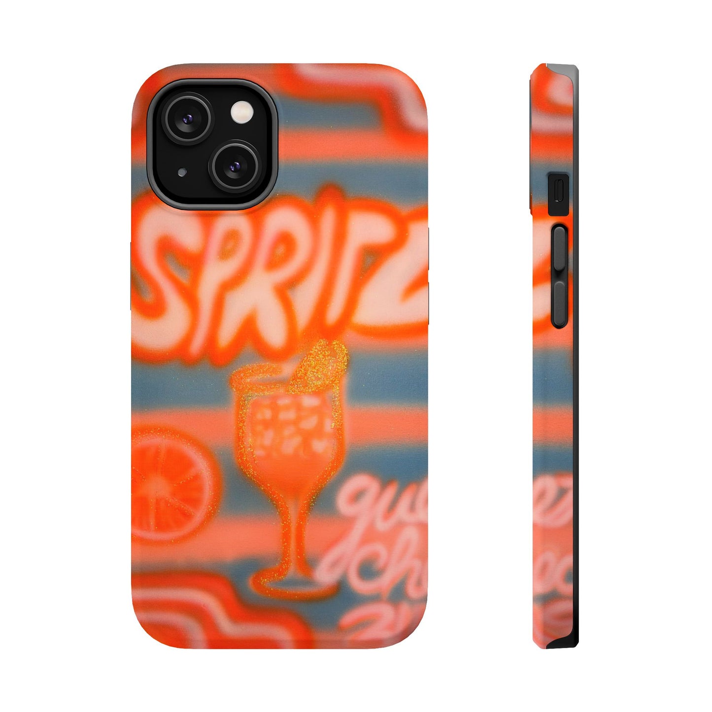 MagSafe "aperol spritz pt. 2" airbrush iPhone case
