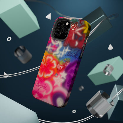 MagSafe „luck & luv“ Airbrush iPhone-Hülle