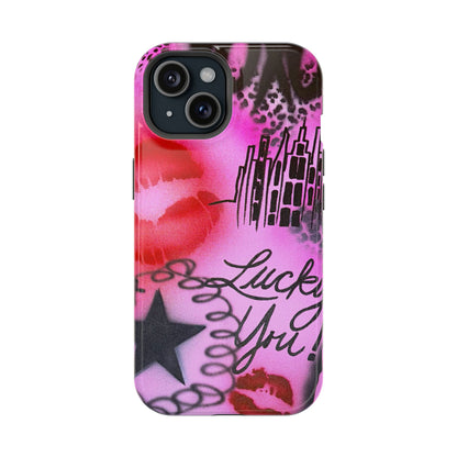 MagSafe "ulterior motive" airbrush iPhone case