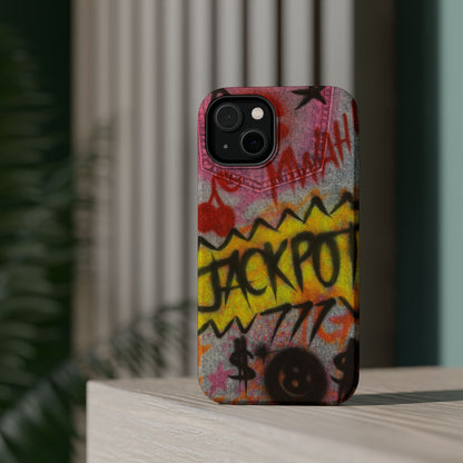 MagSafe "JACKPOT!" airbrush iPhone case