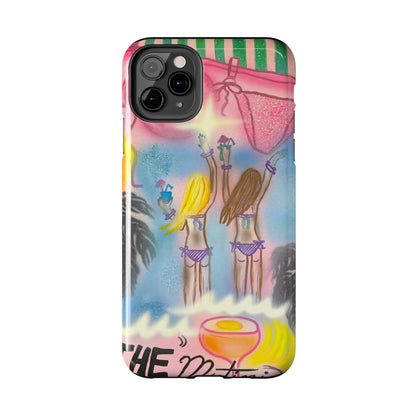 "kinis & tinis" airbrush iPhone case
