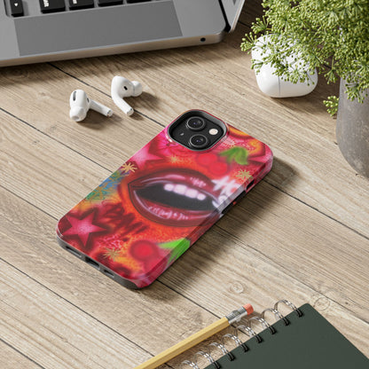 "hot stuff" airbrush iPhone case