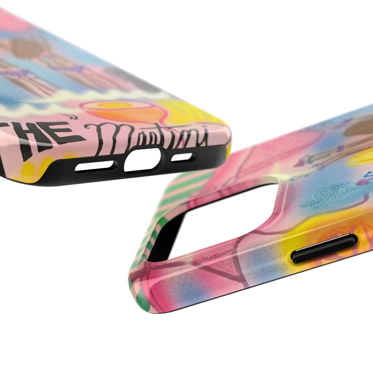 "kinis & tinis" airbrush iPhone case