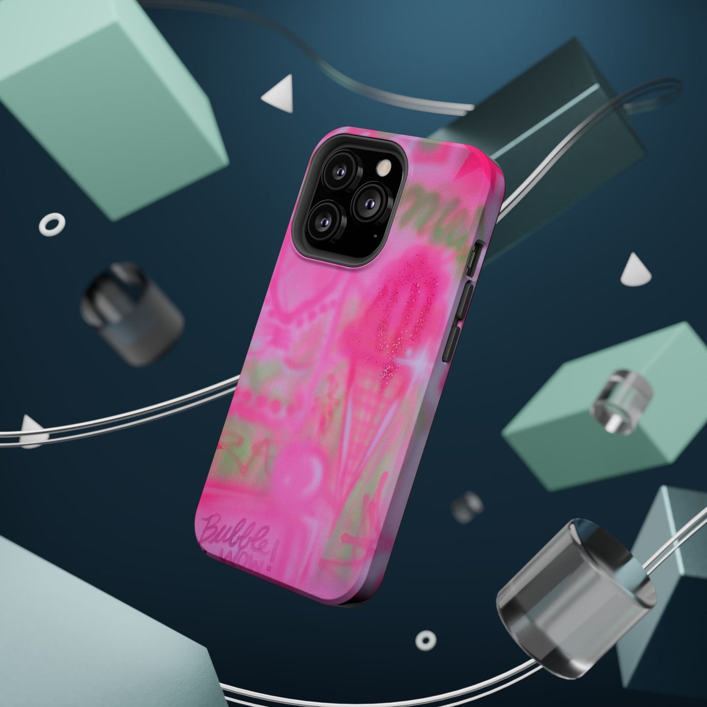 MagSafe "miami matcha" airbrush iPhone case