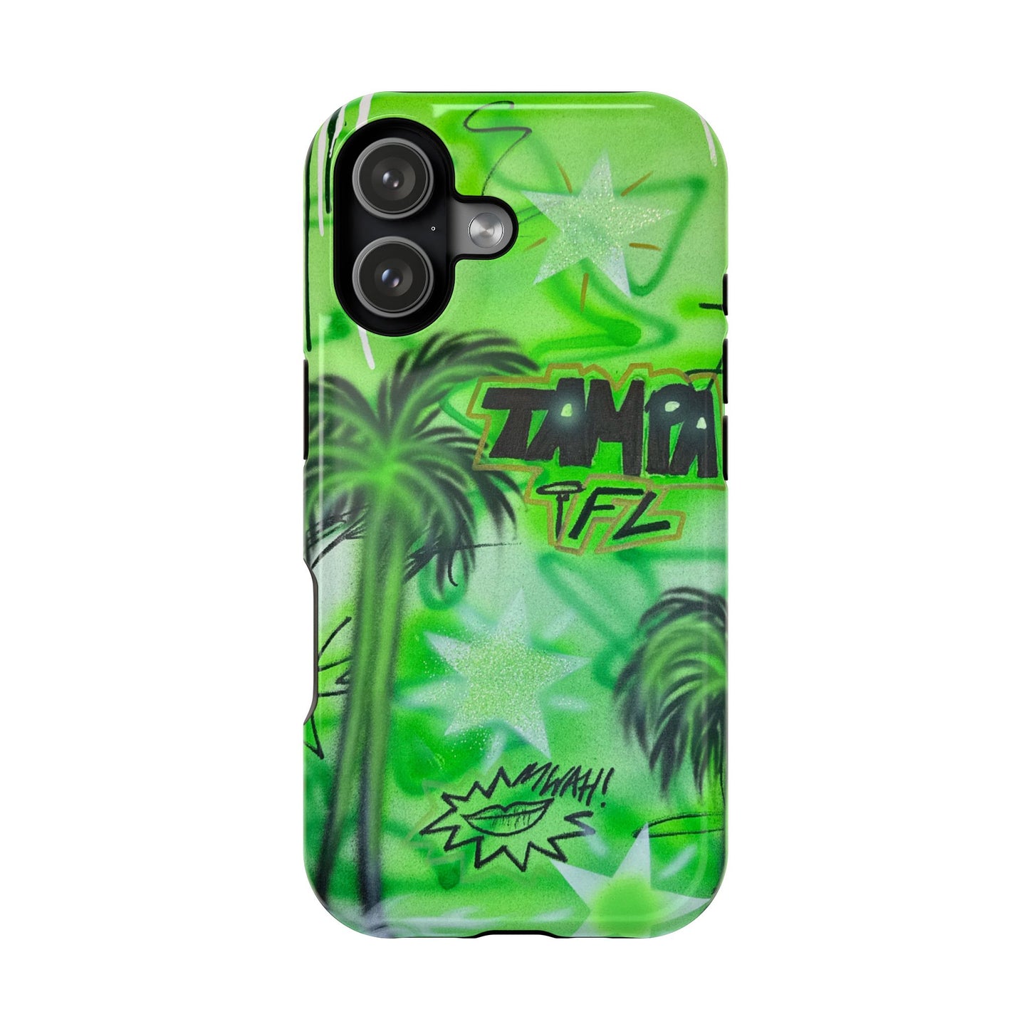 MagSafe "tampa, fl" airbrush iPhone case