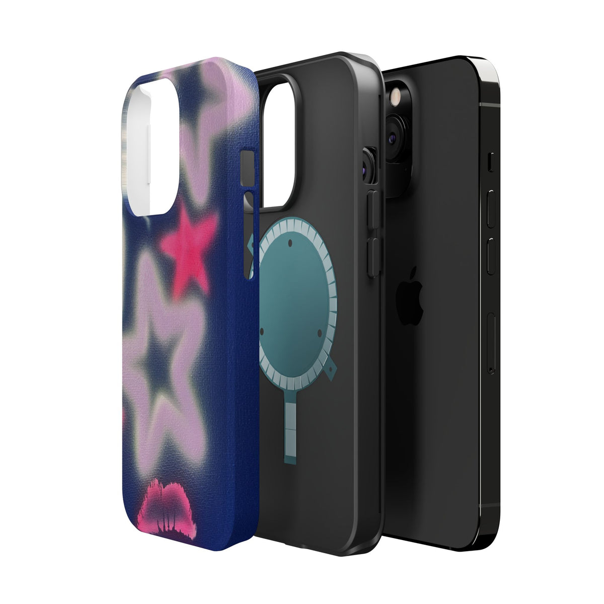 MagSafe "lavender luminary" airbrush iPhone case