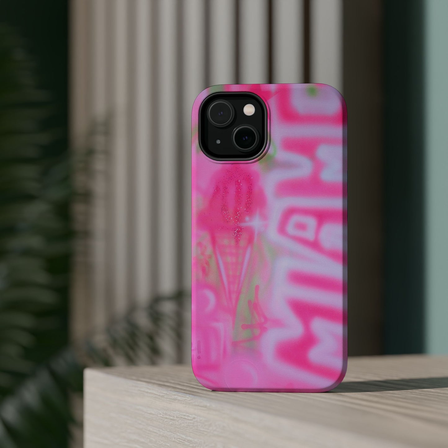 MagSafe "sunset sorbet" airbrush iPhone case