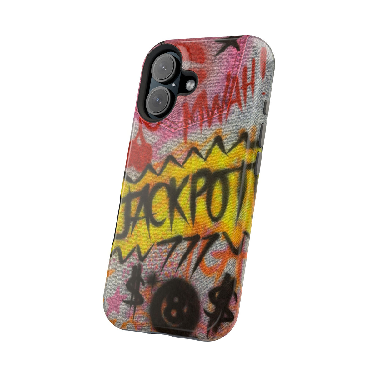 MagSafe "JACKPOT!" airbrush iPhone case