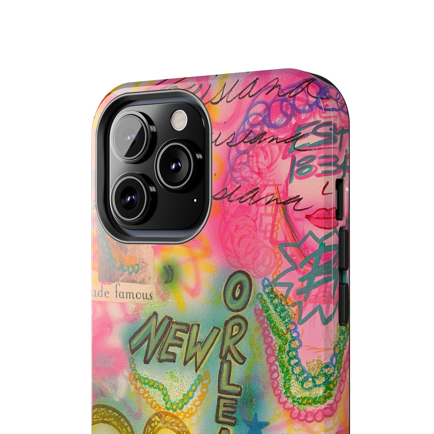 "new orleans, la" airbrush iPhone case