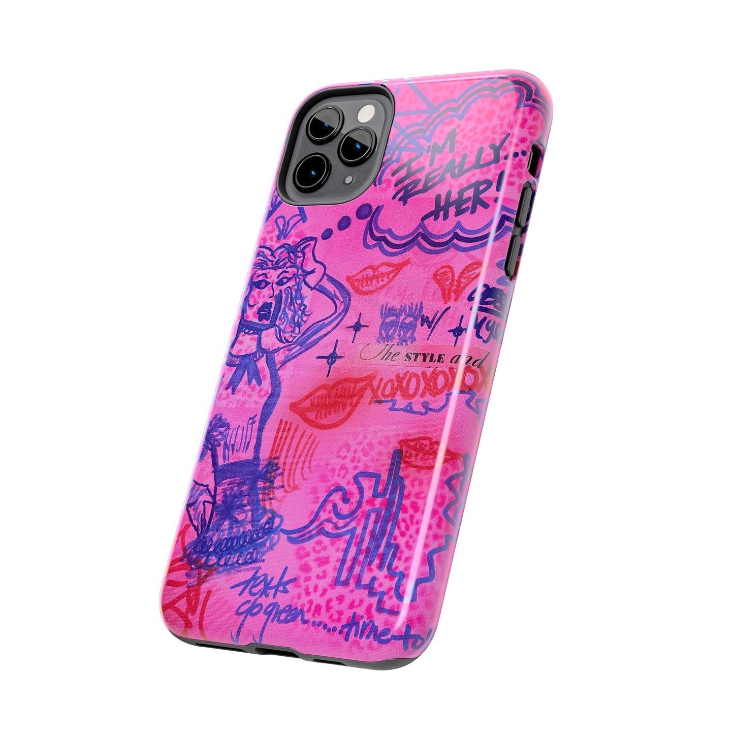 "really "HER!" airbrush iPhone case