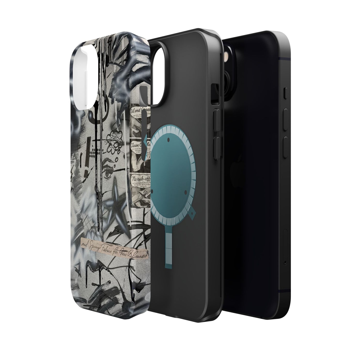 MagSafe "monochrome mood" airbrush iPhone case
