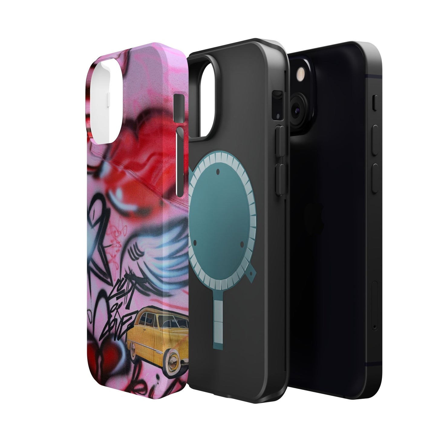 MagSafe "lust or love" airbrush iPhone case