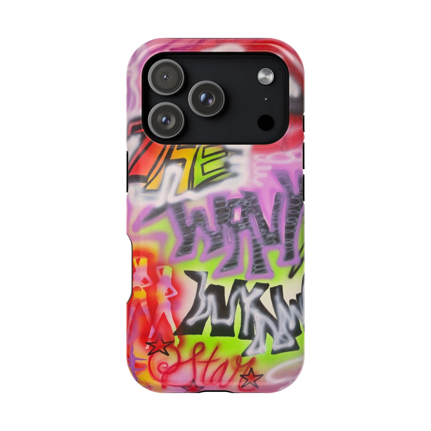 MagSafe "wynwood gold" airbrush iPhone case