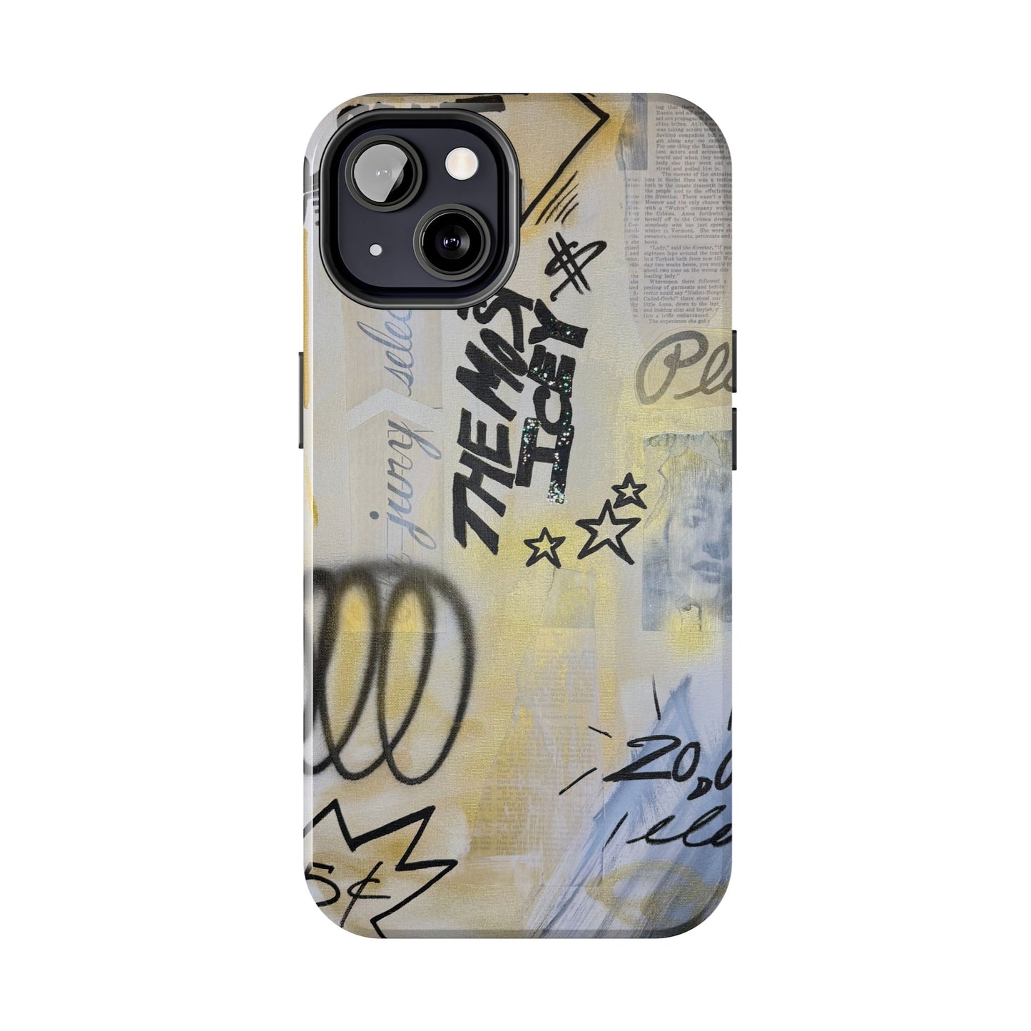 "golden glacier" airbrush iPhone case