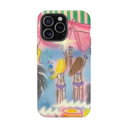 MagSafe "kinis & tinis" Airbrush iPhone Hülle