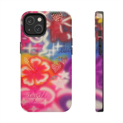 "luck and luv" airbrush iPhone case