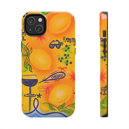 "citrus coastline" airbrush iPhone case
