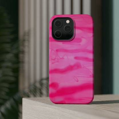 MagSafe "pink camo" airbrush iPhone case