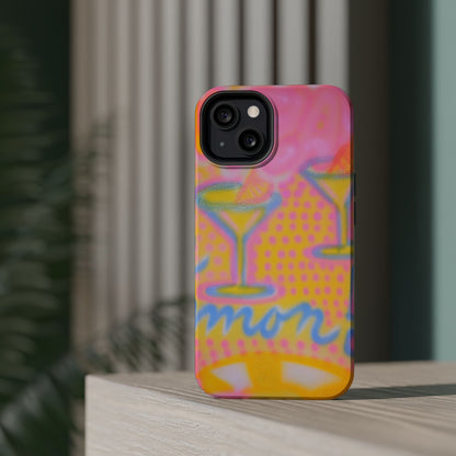 MagSafe "lemontini" airbrush iPhone case