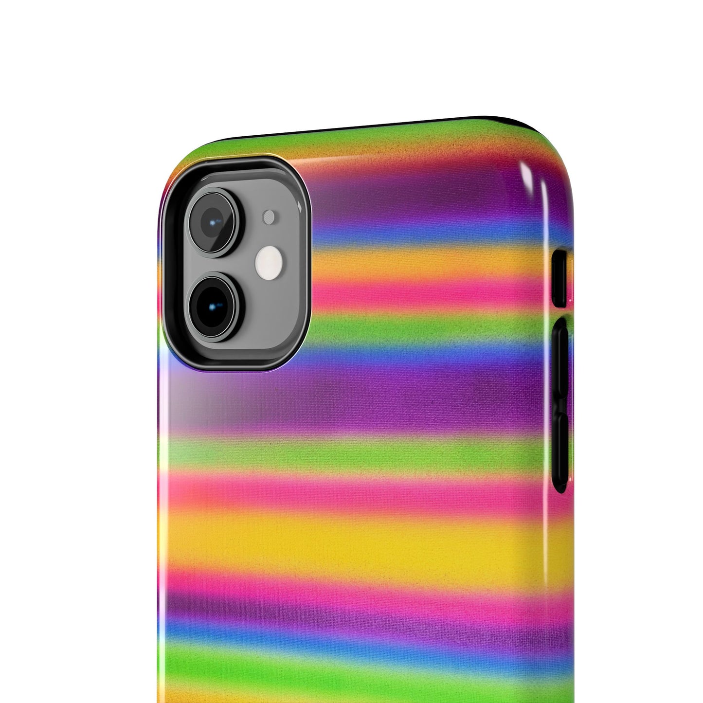"colorful stripes" airbrush iPhone case