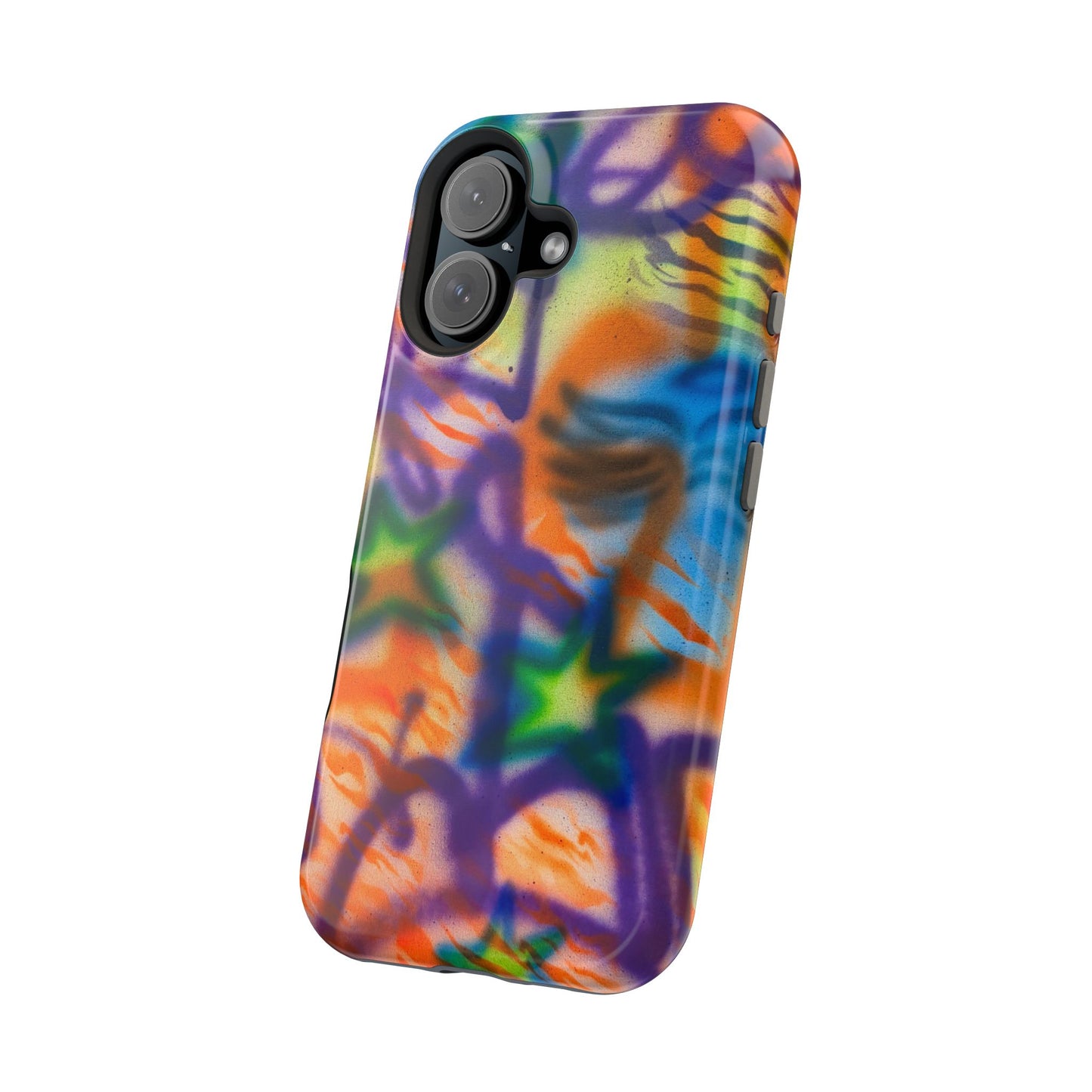 MagSafe "streetwear angel" airbrush iPhone case