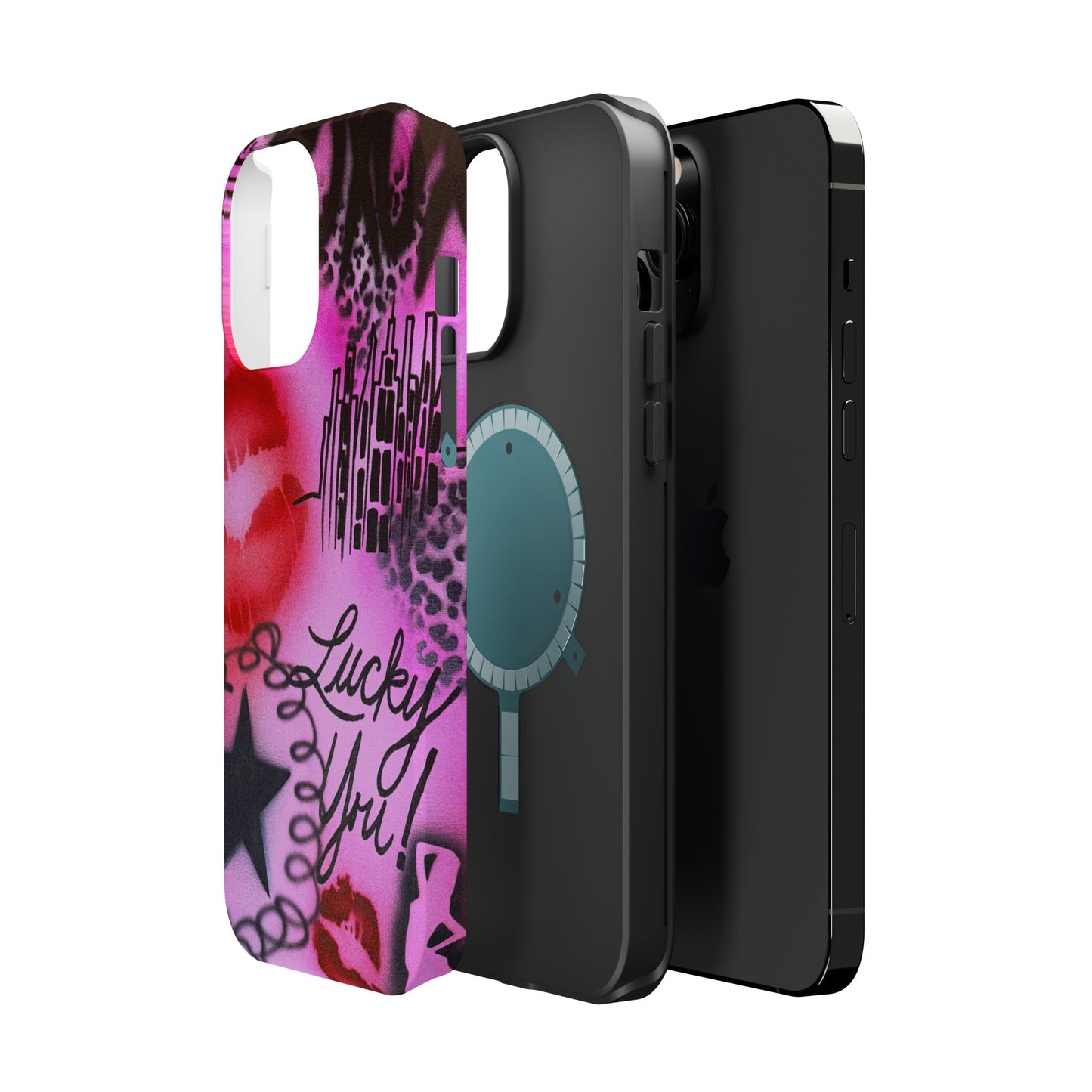 MagSafe "ulterior motive" airbrush iPhone case