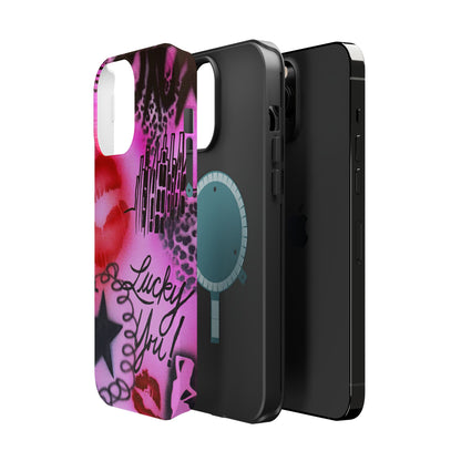 MagSafe "ulterior motive" airbrush iPhone case
