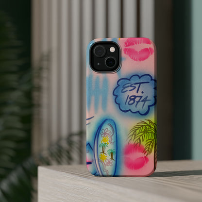 MagSafe „in the wave“ Airbrush iPhone Hülle