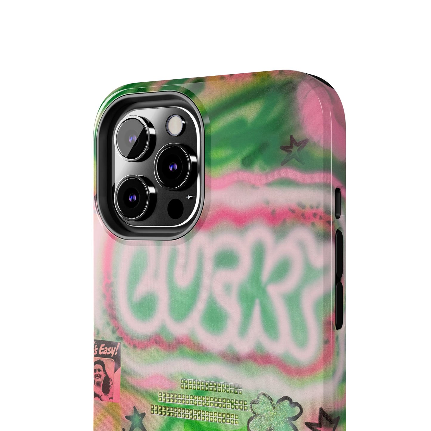 "so lucky" airbrush iPhone case