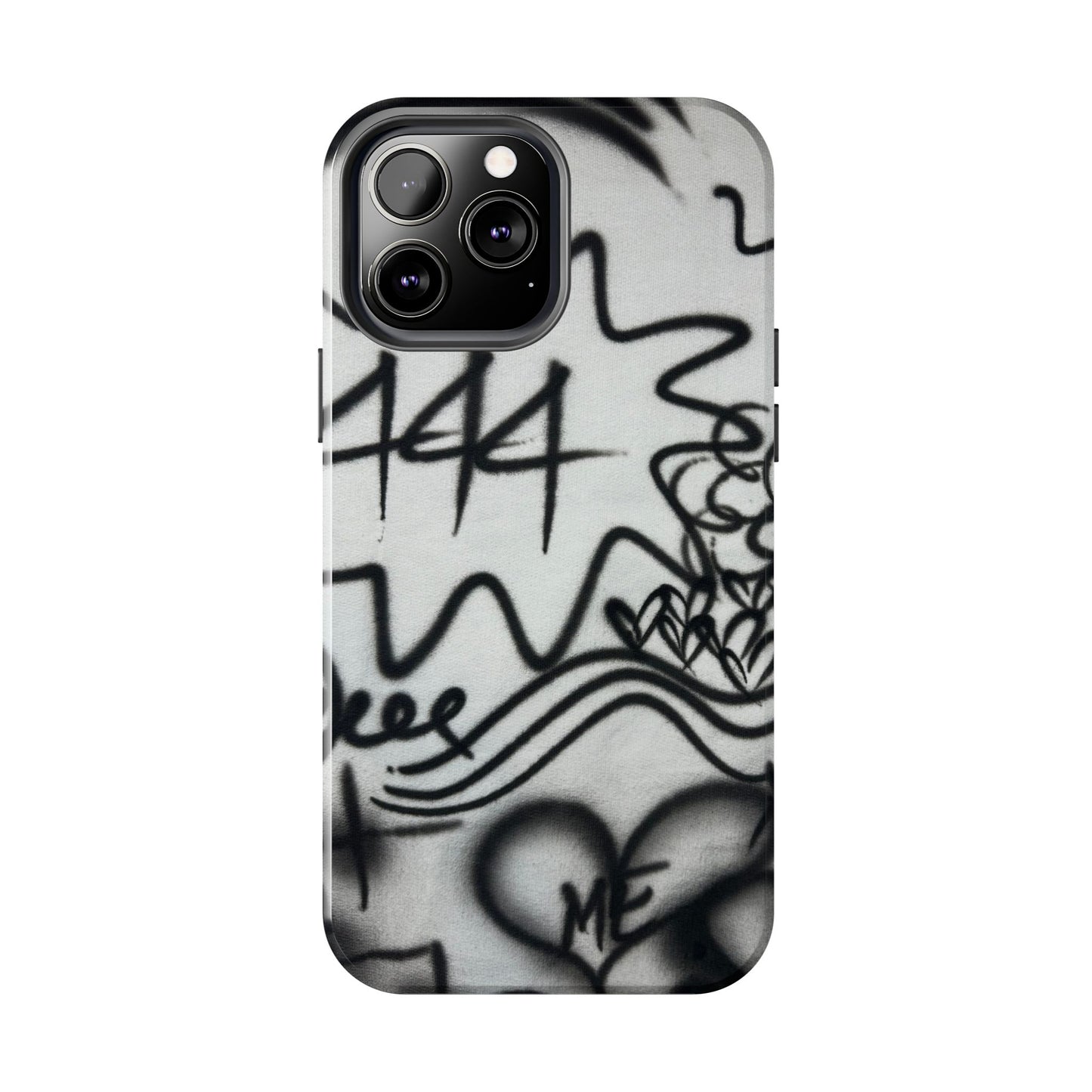 "444” airbrush iPhone case